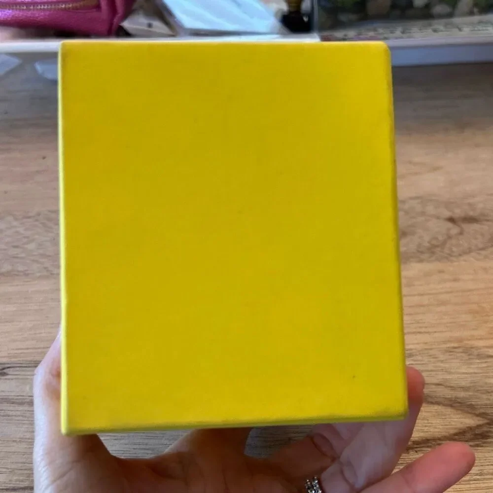 Invicta Yellow empty watch box hard case